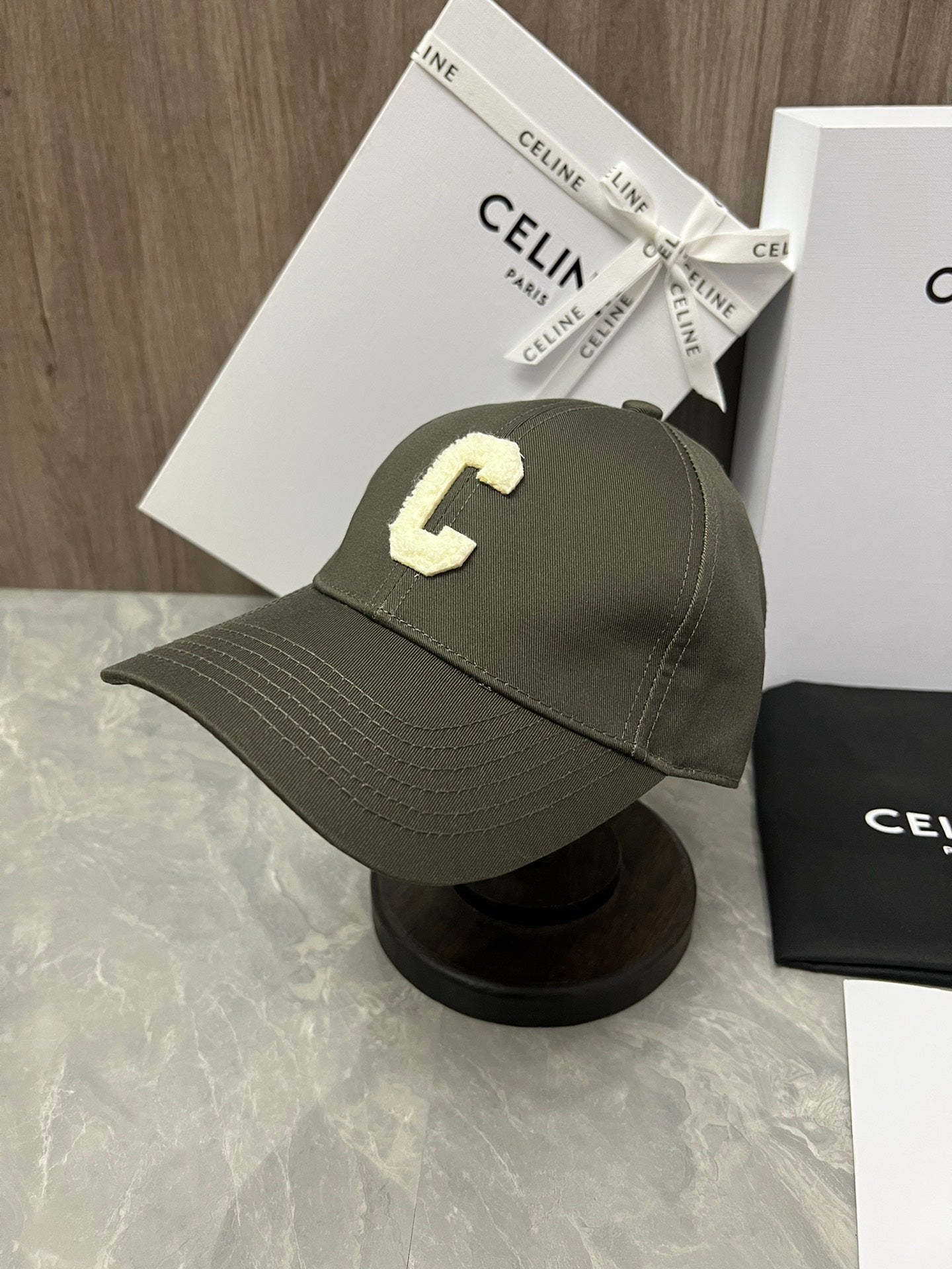 賽C家-簡約C字母Logo棒球帽 綠色