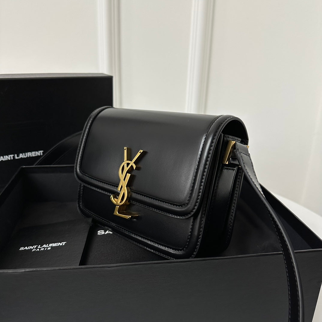 聖Y羅-BOX SAINT LAURENT 豆腐包 小號 黑色