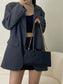 M23640 路L家-Cabas OnTheGo East West 金鍊壓紋老花 黑色
