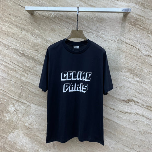 賽C家-2403 裂紋3D效果印花短袖TEE