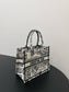 迪D家 Book Tote SUMMER 23 白色 小號26.5cm