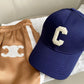 賽C家-簡約C字母Logo棒球帽 藍色
