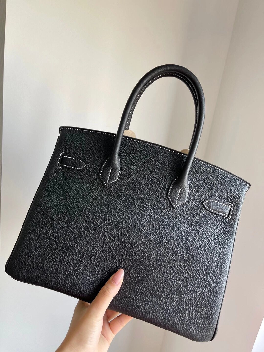 小愛款-Birkin 30 Togo Special Order 炫酷黑拼奇異果綠