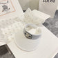 賽C家-2024夏季新款Logo冰斯遮陽帽 白色