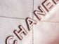 小香家-Chanel 22號手袋 玫瑰金背帶 雙鍊條
