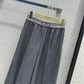 穆M家-2404 24早春新品！格雷系灰色寬腿直筒褲