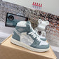 路L家-Air Jorda 1 Low AJ1 高筒運動鞋 聯名款 灰綠色