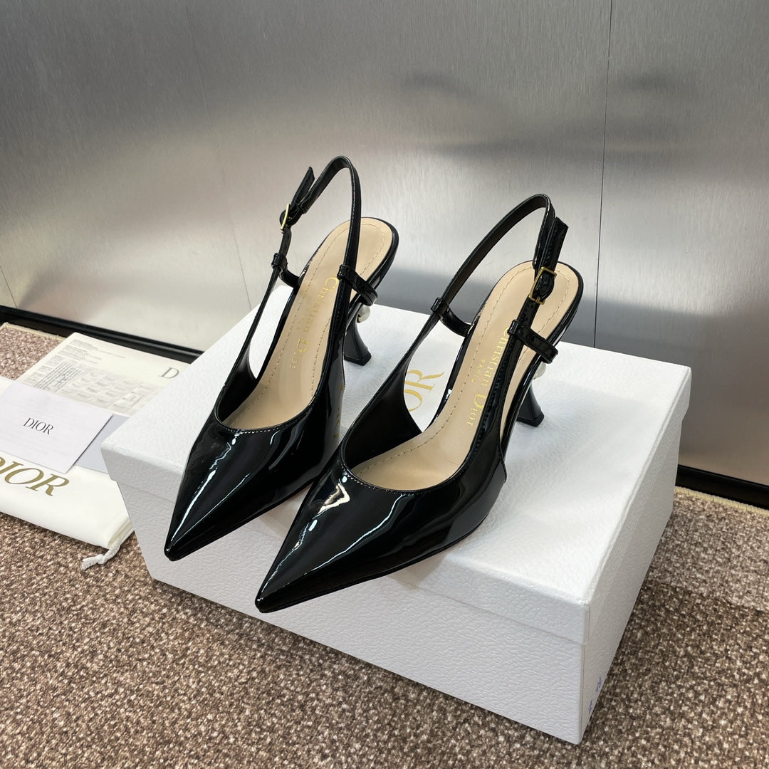 迪D家-2024 高跟涼鞋 黑色