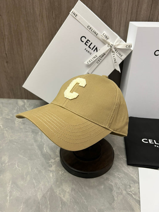 賽C家-簡約C字母Logo棒球帽 黃色