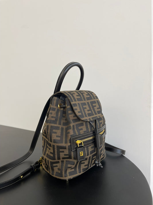 芬F家- 老花中古迷你雙肩包