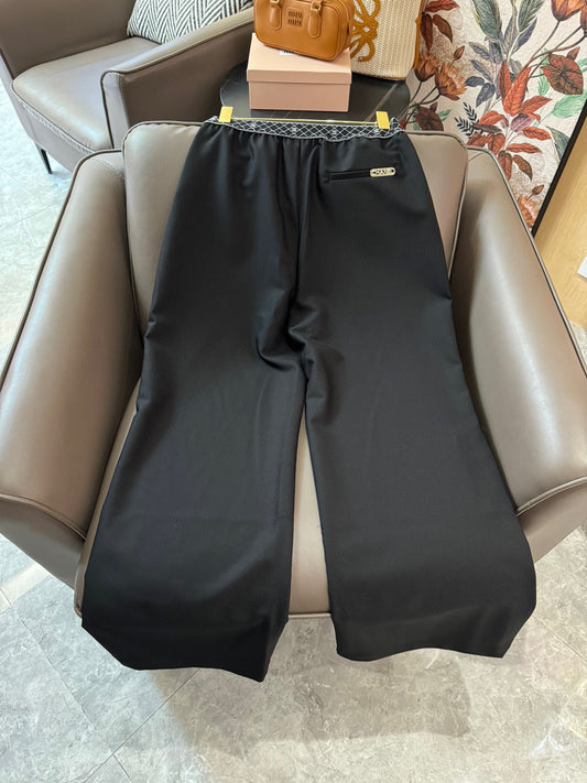 小香家-2404 24SS新款長褲 黑色