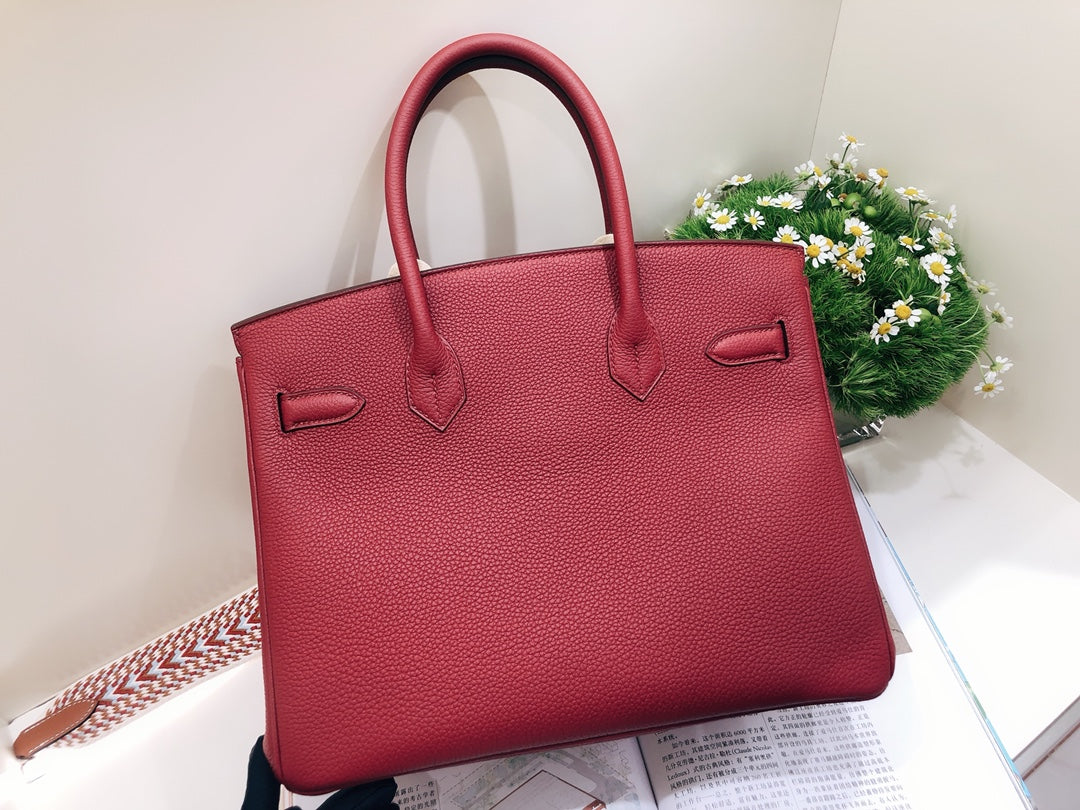 小愛款-Birkin 30 Togo 石榴紅 金扣