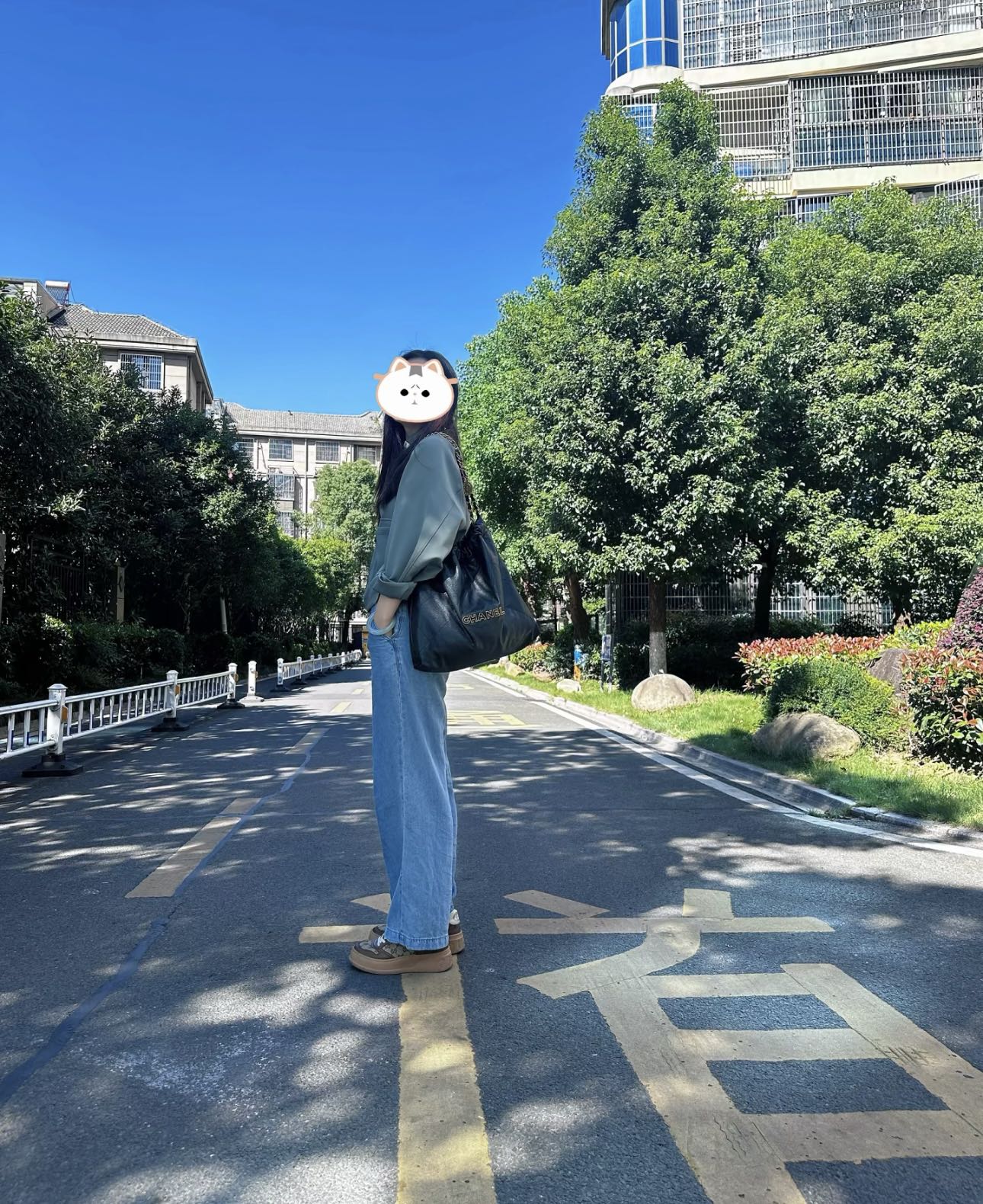 小香家-牛皮球紋顆粒22bag垃圾袋包 黑色