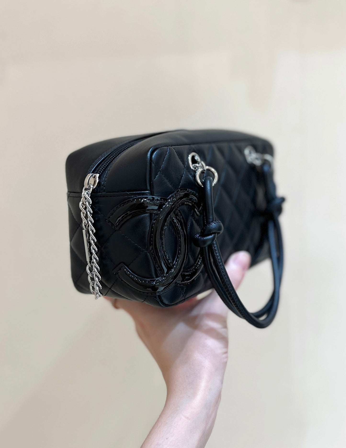 小香家-經典萬年款中古康鵬枕頭包(黑色LOGO)