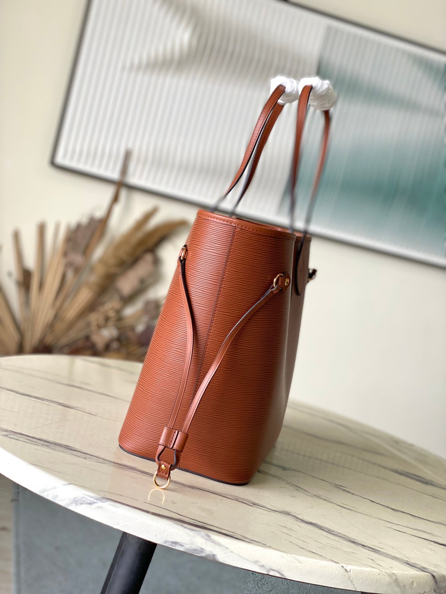 路L家-M12467 Neverfull MM手挽袋 棕色