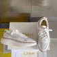 克羅C-Nama sneaker彩虹系列 網面拼色休閒運動鞋 白色