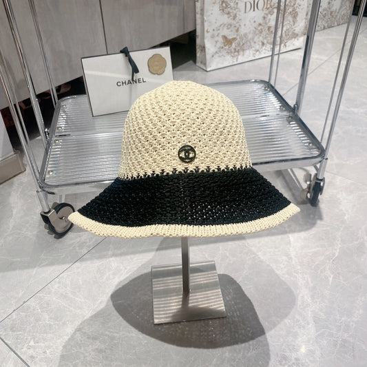 小香家-草編漁夫帽 白色
