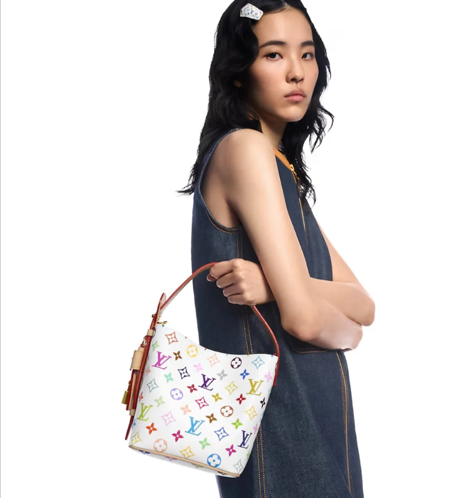 路L家-ALL IN BB 皮革手袋蝴蝶結 白色