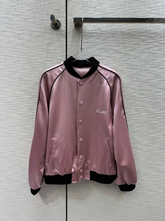 賽C家-2404 撞色立領棒球服外套