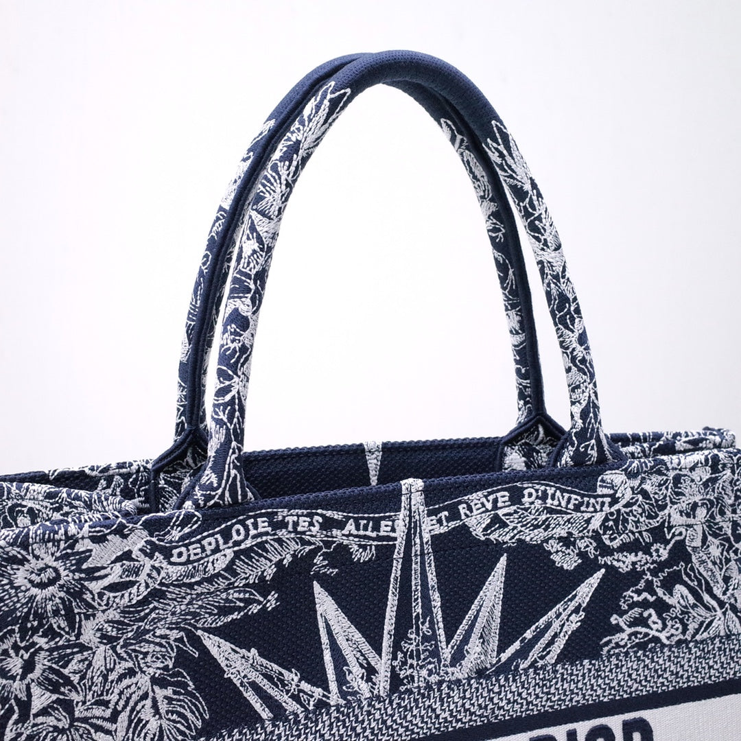迪D家 Book Tote 復古印花圖 中號36.5cm