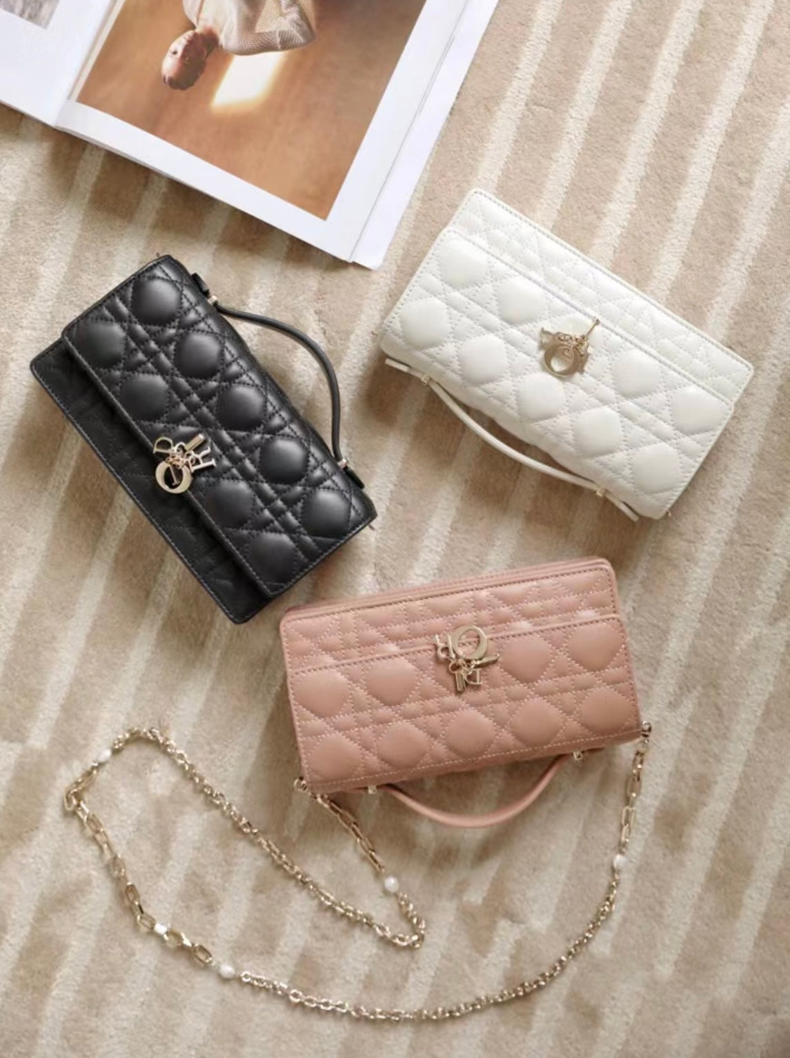 迪D家-Miss Dior Top Handle 手袋 白色