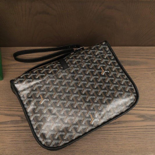 戈G家-Goyard 郵差包 黑色男女款