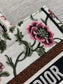 迪D家 Book Tote 刺繡字母白花 中號36.5cm