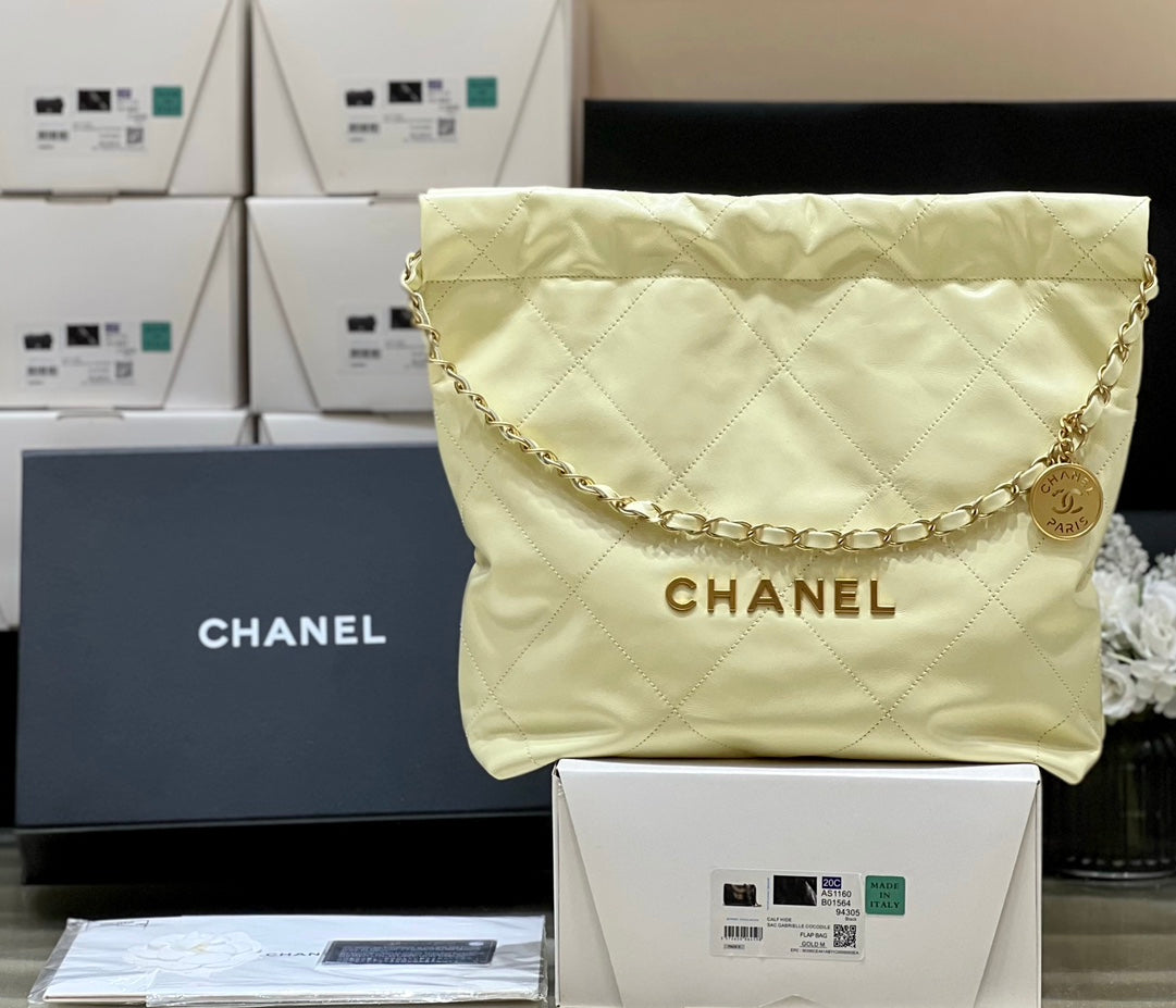 小香家-2023春夏新款 22BAG 小號 小雞黃