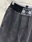 賽C家-2403 24春夏新款春夏天絲寬褲 深灰色