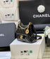 小香家-Chanel Hobo 23c早春款 油蠟皮黑色 小號