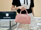小香家-Chanel Vintage 中古保齡球包 粉色