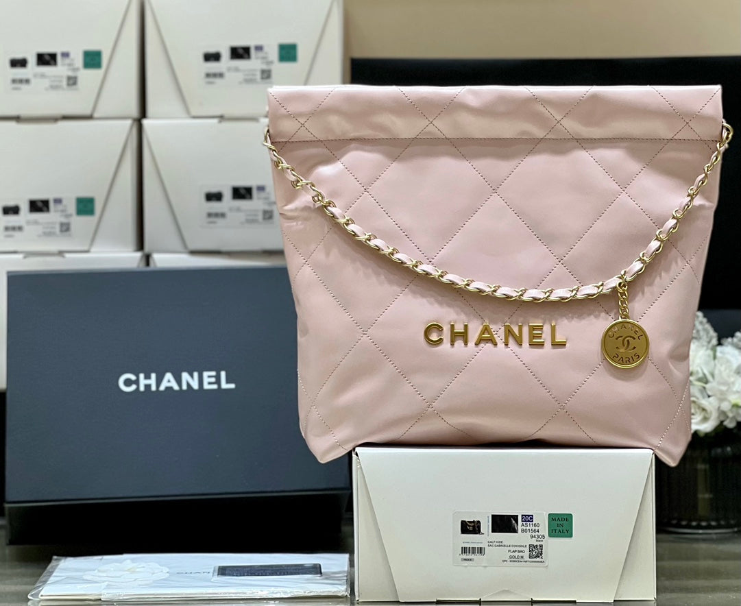 小香家-2023春夏新款 22BAG 小號 淡粉色