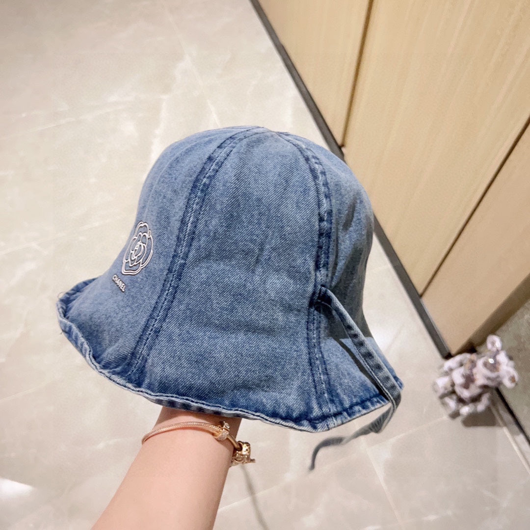 小香家-2023新款牛仔復古男女款漁夫帽