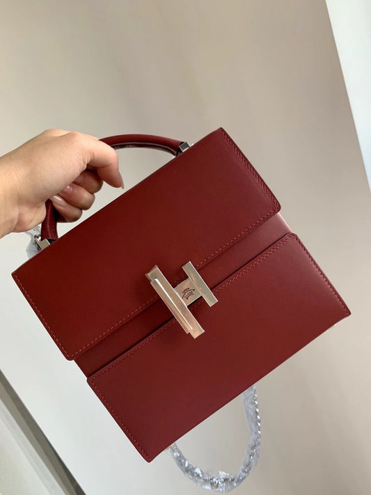 小愛款-Cinhetic 24 Villandry B5 寶石紅 銀扣