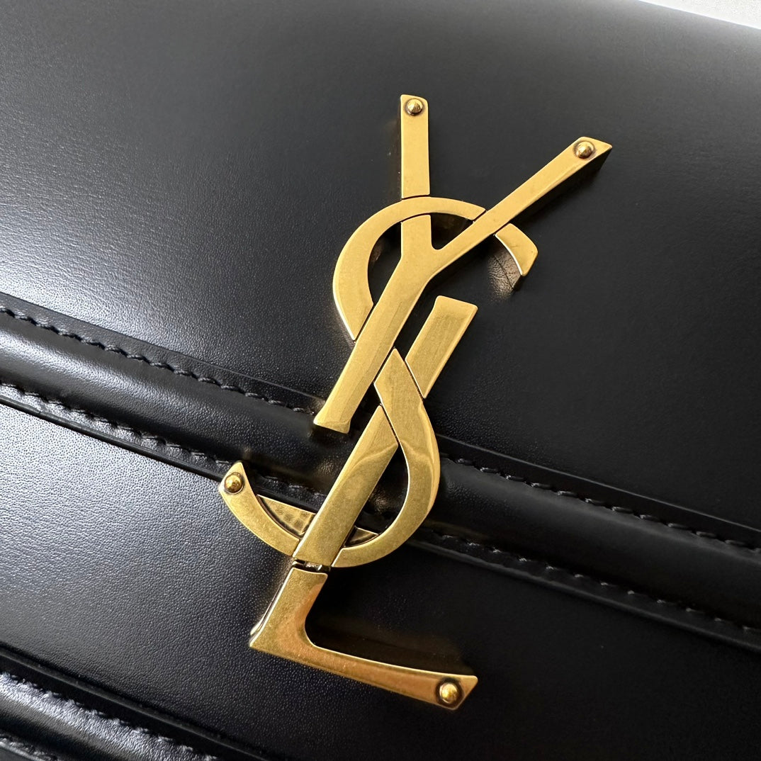 聖Y羅-BOX SAINT LAURENT 豆腐包 小號 黑色