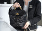 小香家- Chanel 24C 19bag 雙肩後背包 黑色