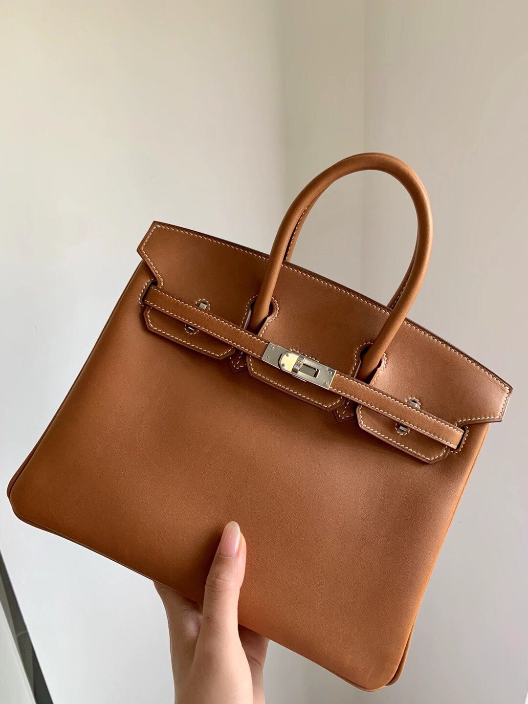 小愛款-Birkin 25 馬鞍皮 Barenia 34 銀扣
