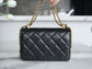 小香家-Chanel 24c雙金球 CF Mini19 黑色