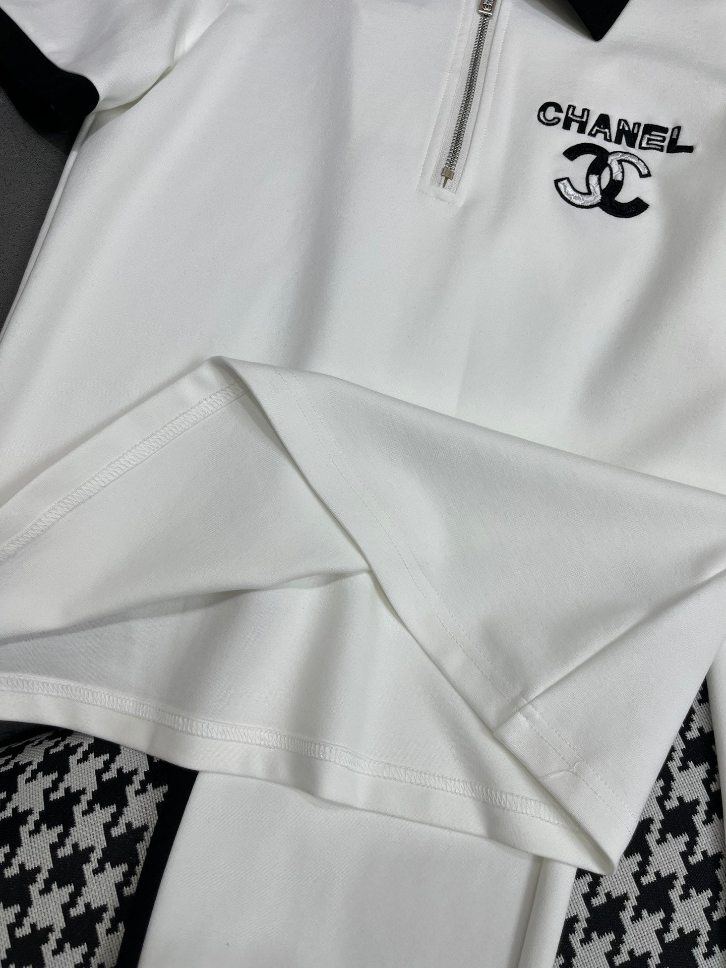 小香家-2403 24SS夏季新款翻領套裝 白色