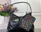 路L家-CARRYALL Dark 羊皮革中號手袋 黑色