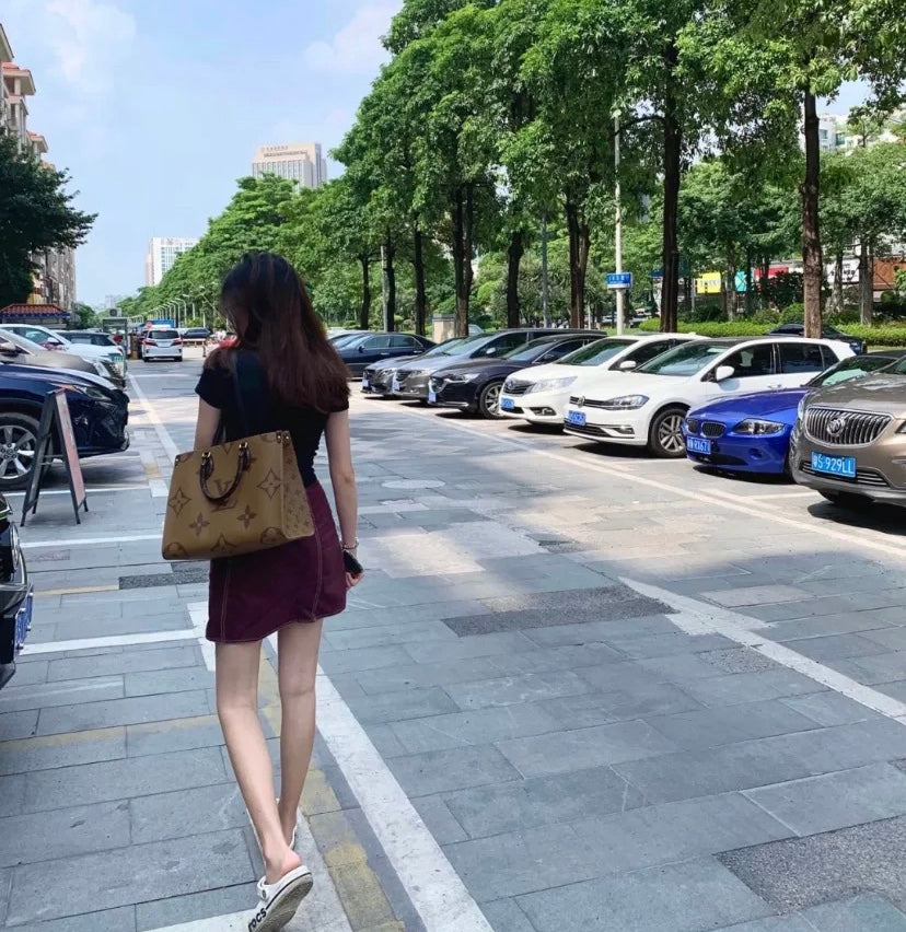 路L家-M45321 Onthego MM手袋 棕色