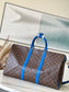 M41416 路L家-Keepall Bandoulière男款旅行袋 藍色