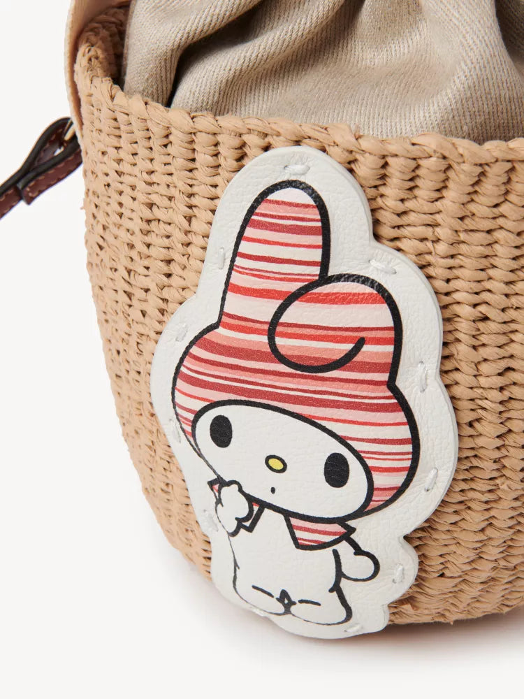 克羅C-2023年春夏新款 Small Woody Basket菜籃子 My Melody聯名款