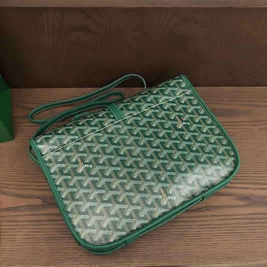 戈G家-Goyard 郵差包 綠色