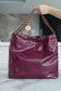 小香家-2023春夏新款 22BAG 中號 酒紅色