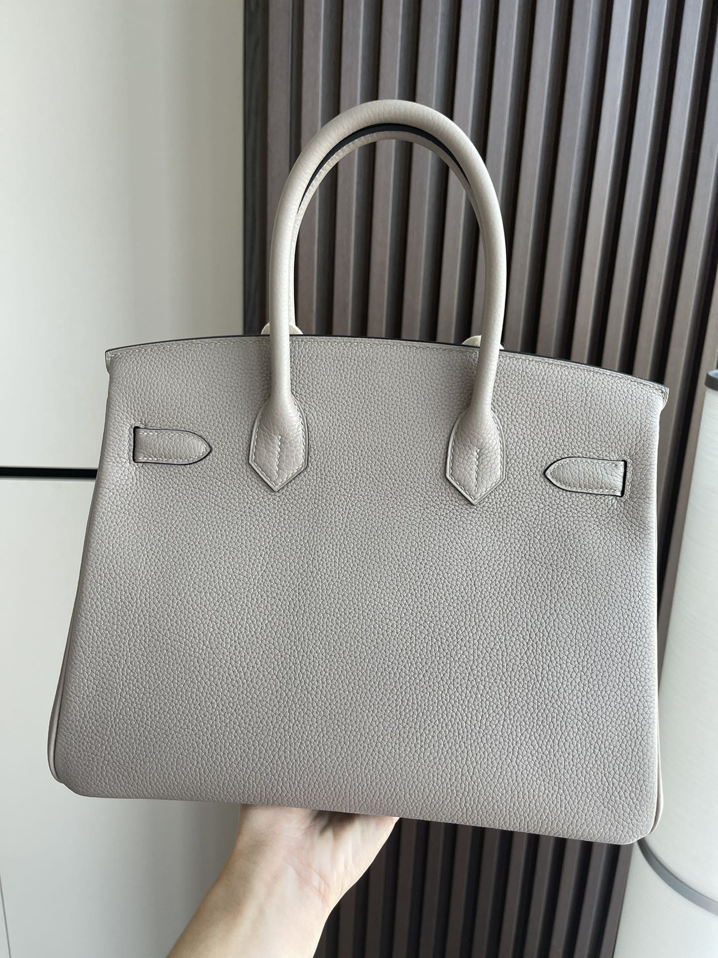 小愛款-Birkin 30 Togo 瀝青灰 金扣