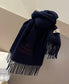 Vivienne westwood-2024經典素色圍巾 藍色