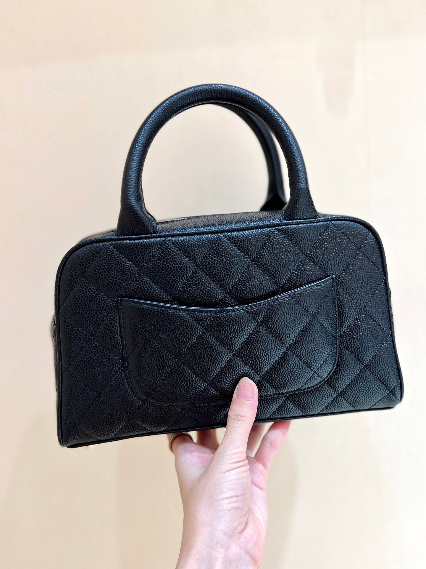 小香家-Chanel Vintage 中古保齡球包 黑色