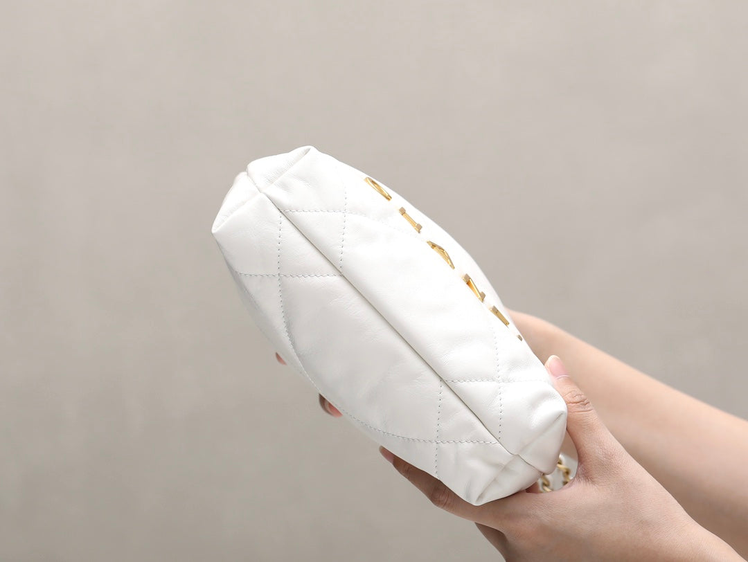 小香家-2023春夏新款 22BAG Mini 白金色