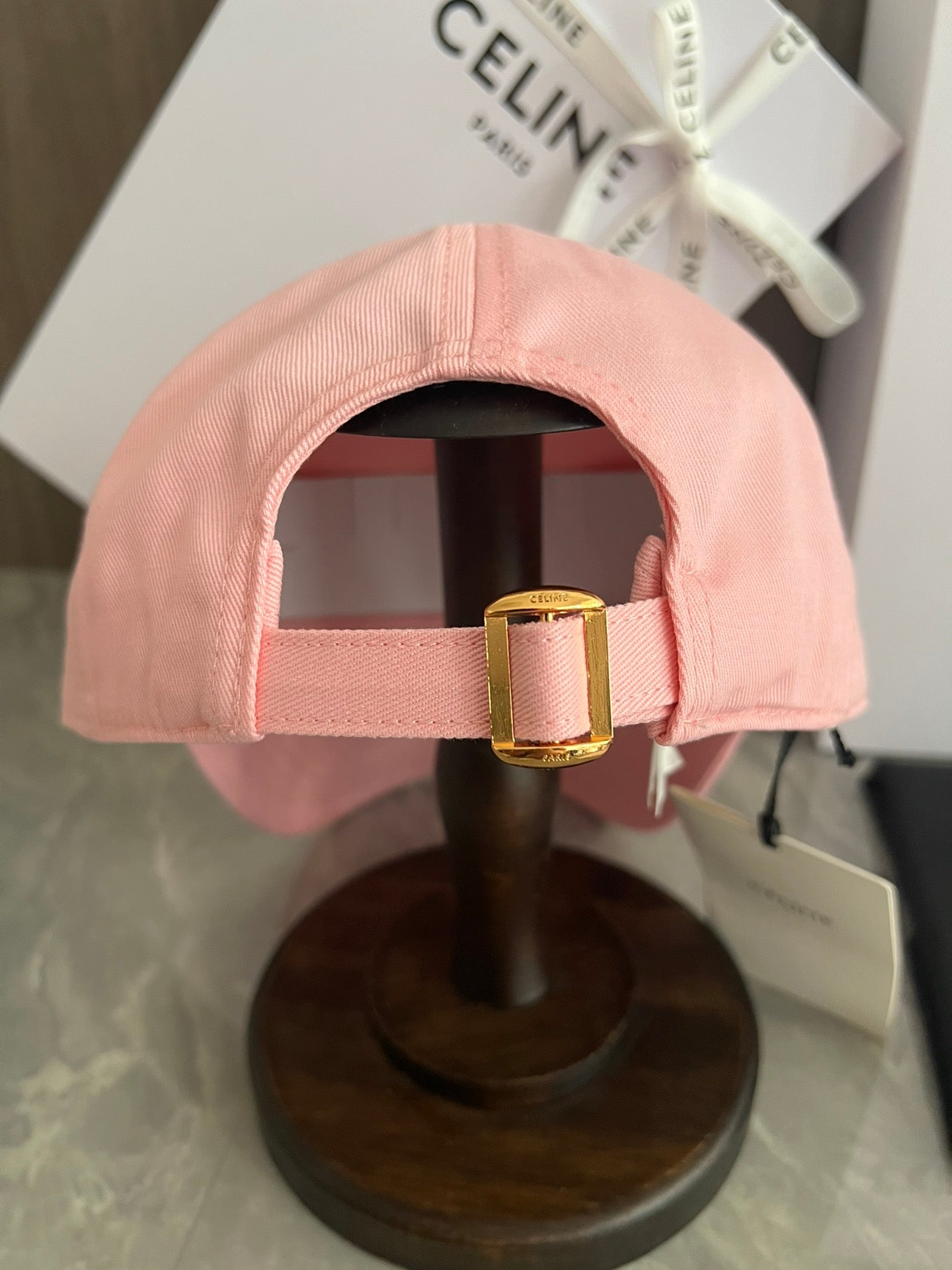 賽C家-官網同款凱旋刺繡棒球帽 粉色